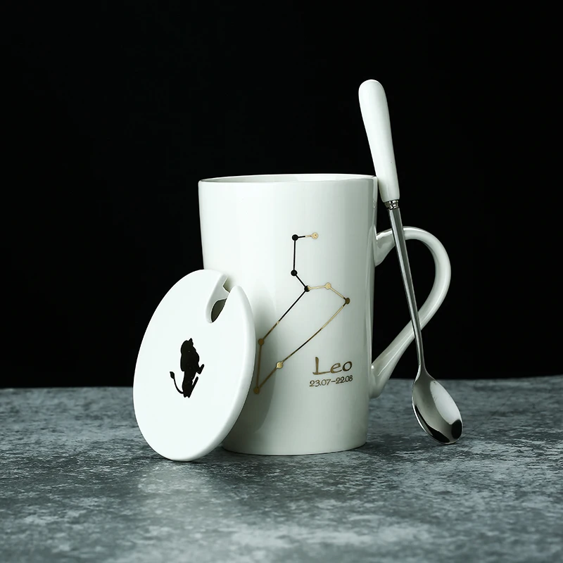 X Tazas de ceramica creativas чайные чашки и блюдца набор кофейных чашек бардак фарфор kubek tasse copos taza kahve fincan takimlari - Цвет: X