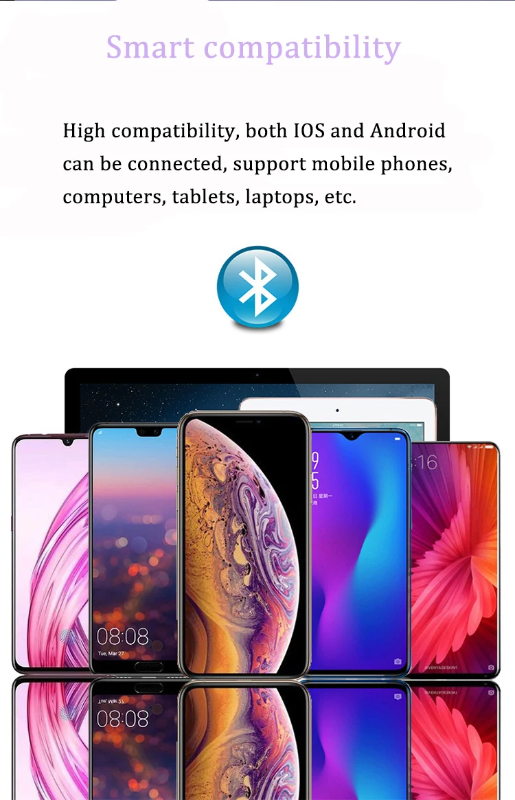 3D Stereo Headphone Wireless Bluetooth V5 0 Earphone Mini Earbuds With Mic Charging Box Sport Headset For Smart Phone