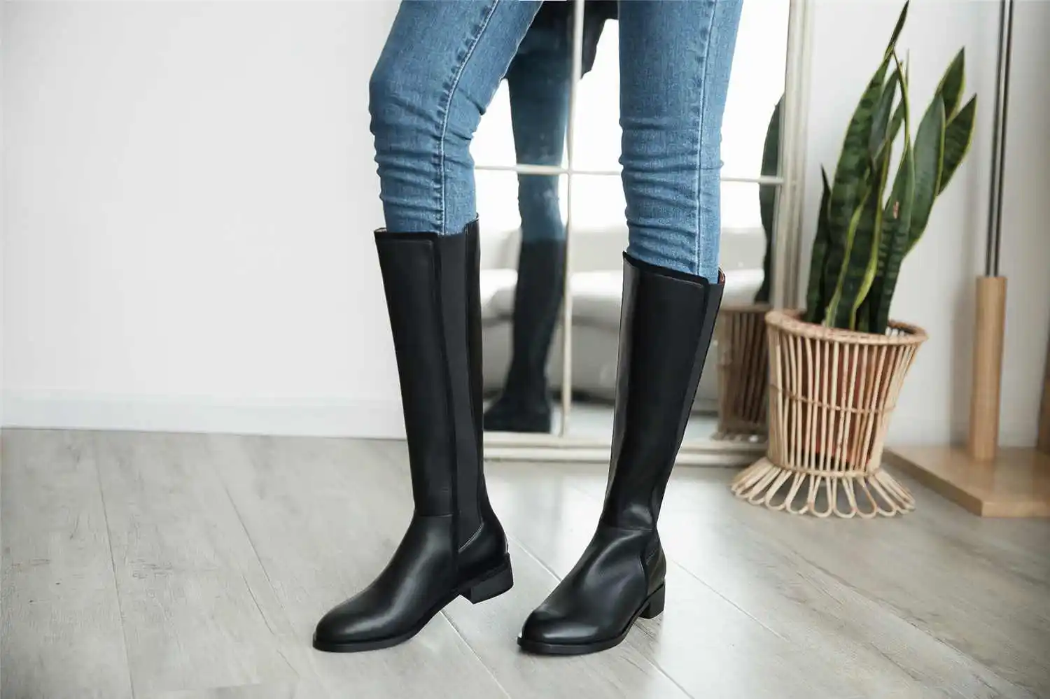 Botas mujer; обувь на высоком каблуке; женские сапоги для верховой езды; винтажные рыцарские сапоги из коровьей кожи; сохраняющие тепло высокие сапоги на молнии для зрелых женщин