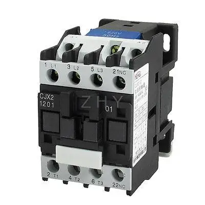 

CJX2-1201 660V 20A 35mm DIN Rail 3 Pole NC AC Contactor 220V Coil