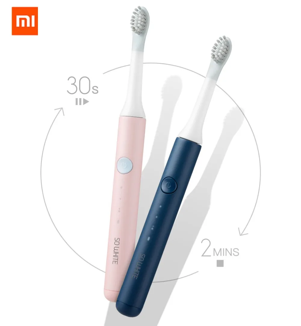 Оригинальная XIAOMI Mijia Soocas SO WHITE звуковая электрическая зубная щетка Беспроводная Индукционная зарядка IPX7 Водонепроницаемая зубная щетка