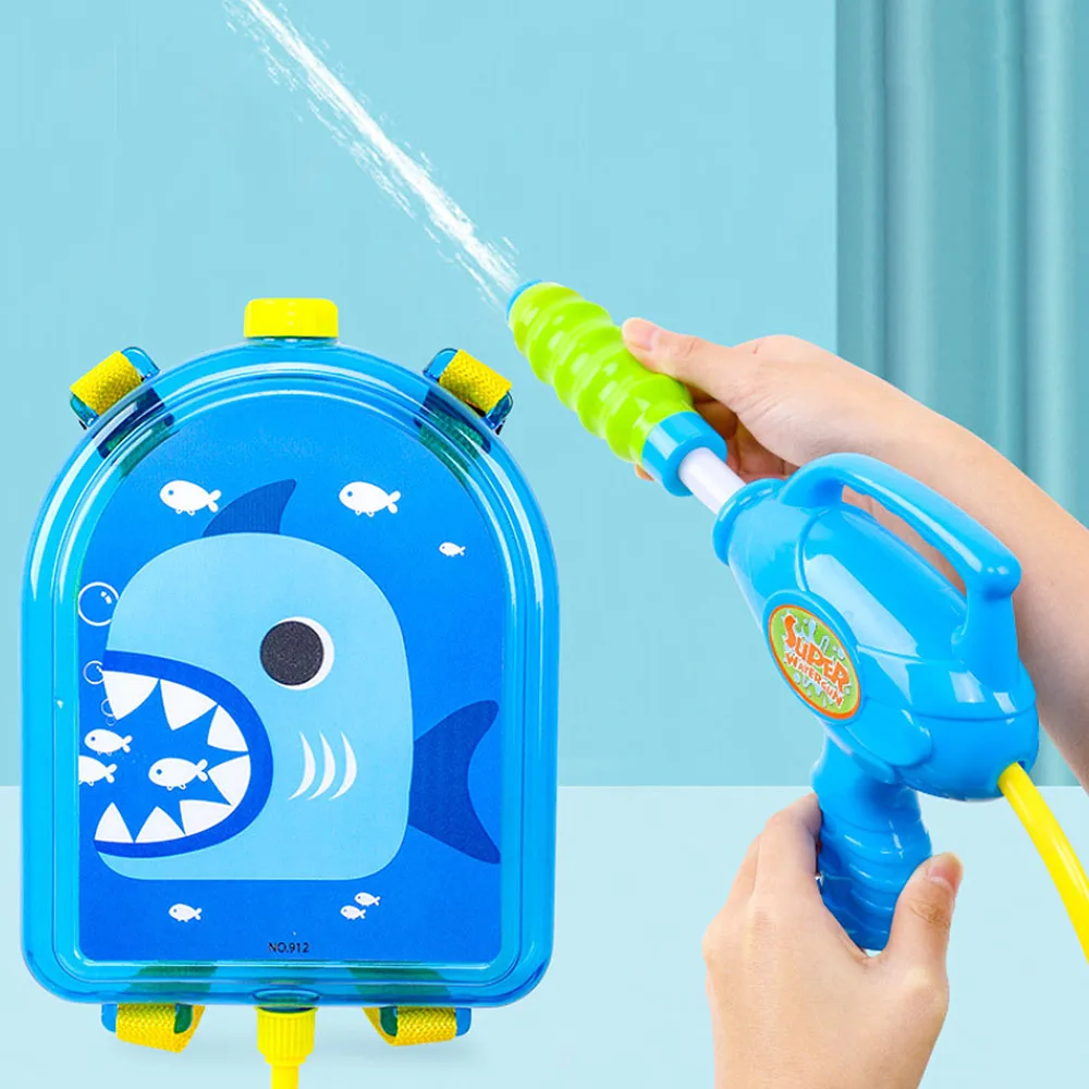 Летние Детские водяные игрушки, игрушки для детей, рюкзак для воды, ПВХ, пляжный распылитель, водяные игрушки, Мультяшные водные игрушки, рюкзак