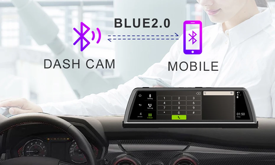 WHEXUNE 1" dashboard зеркало заднего вида 4G Android dash камера 2G ram 32G rom gps Navi видео рекордер FHD 1080P ADAS WiFi автомобильный видеорегистратор