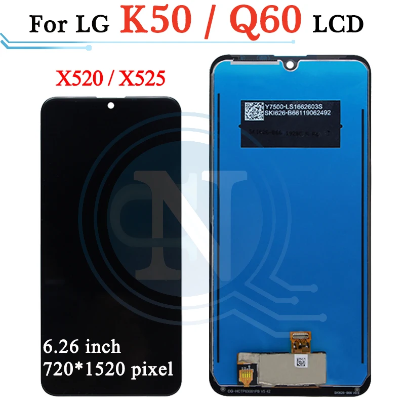 ЖК-дисплей с дигитайзером для LG K50 экран K12 Max двойной/одинарный в сборе Q60 сменный