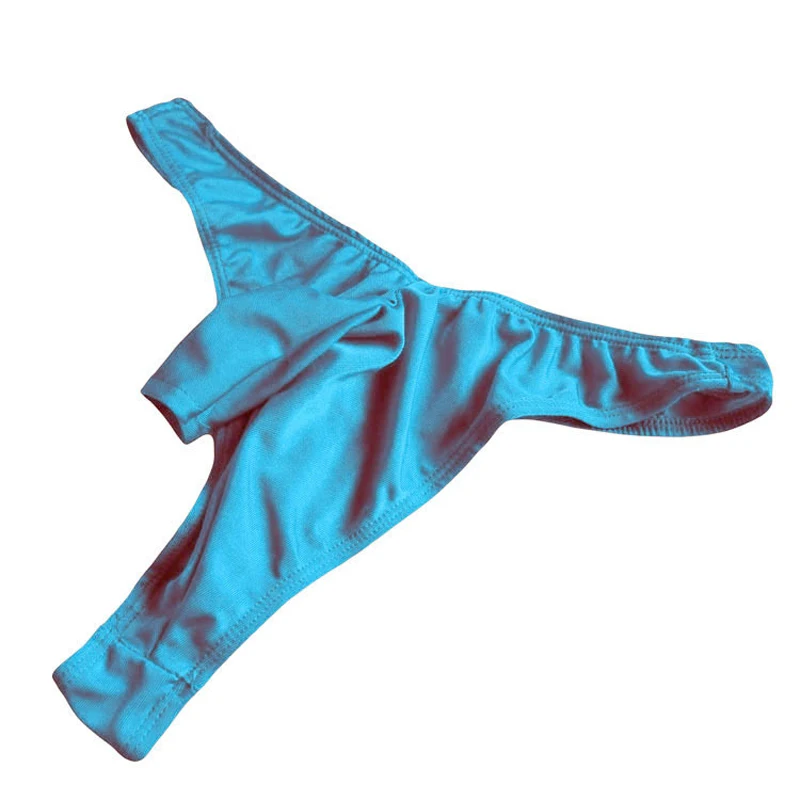Men's Sexy Thongs And G-strings Male Guttocks Panties With Opening Penis Pocket ZJH083