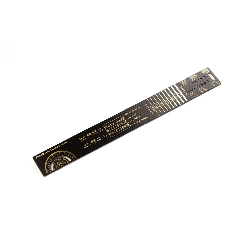 EleksMaker25cm Многофункциональный PCB линейка, измерительный инструмент резисторный конденсатор чип IC диод поверхностного монтажа транзистор посылка электронные фондовые