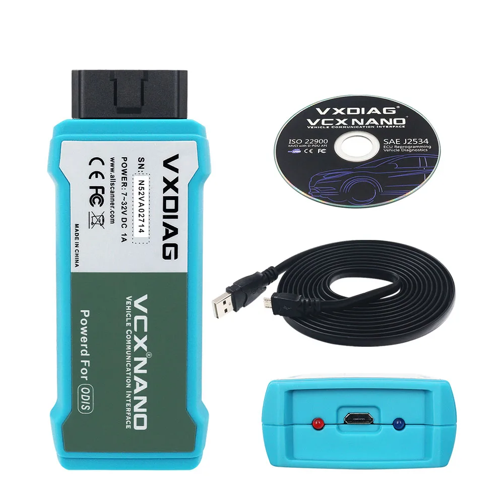 VXDIAG VCX NANO 6154 для ODIS V5.1.3/V5.1.5 OBD2 wifi автомобильный диагностический инструмент сканер автомобильный 6154A для Skoda для AUDI