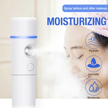 

Mini Mist Sprayer Nano Portable Face Spray Body Humidifier Facial Steamer Moisturizing Skin Care Mist Cooling Device Beauty Tool