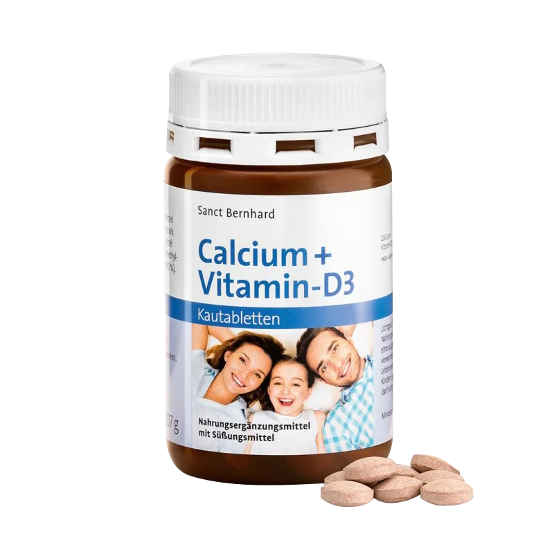 

Sanct Bernhard Vitamin D3 Calcium Tablets 150 Capsules