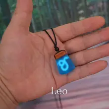  Hidden 12 constellation lucky Pendant Gift, creative geometry for men and women gifts, ancient wood resin jewelry necklace 