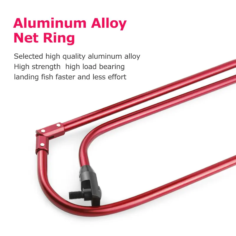 Fishing Net Fishing Landing Net Foldable Triangle Aluminum Alloy 40cm/60cm