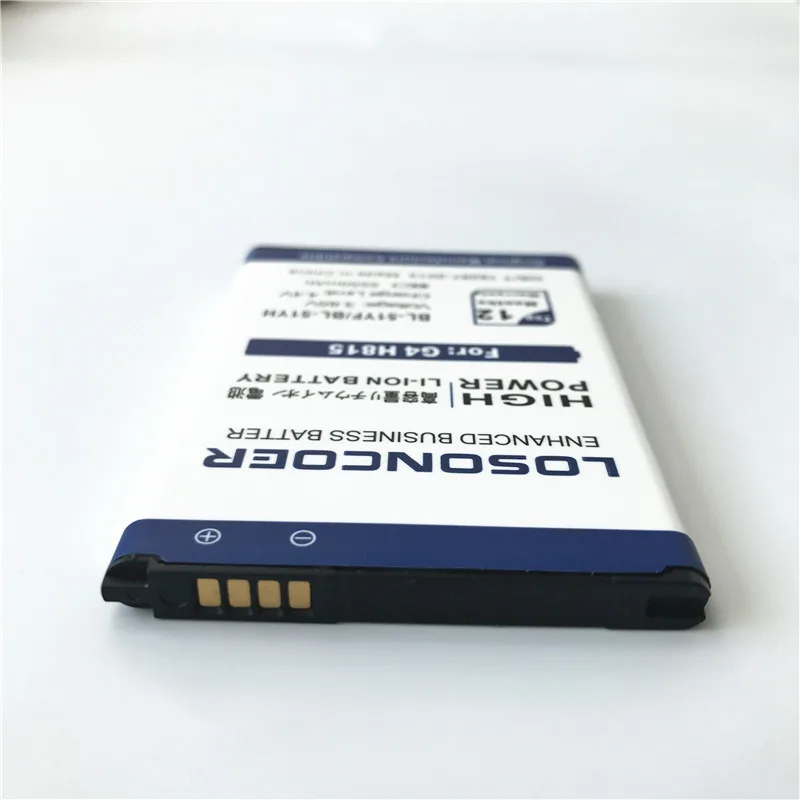 LOSONCOER 5900 мА/ч, BL-51YH BL-51YF для LG G4 Батарея H811 H810 VS999 V32 VS986 LS991 F500 F500S F500K F500L H815 H81 H818 H819
