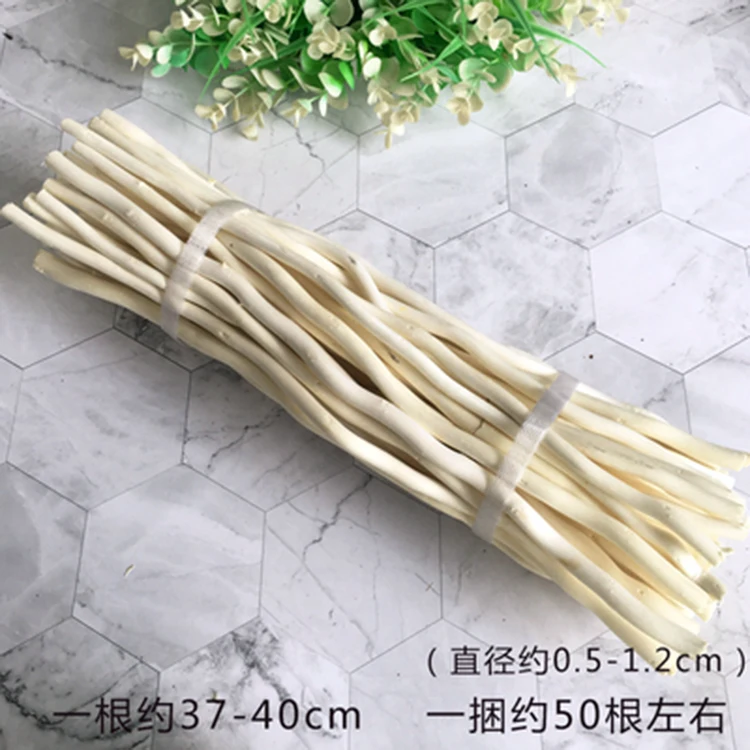 

50 шт. 37 см белая экологическая компоновка сухих веток «сделай сам» Мори кольцо рана деревянная палочка материал настенная подвеска