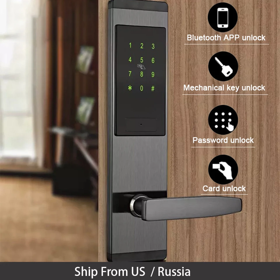 TTlock электронный замок безопасности цифровой умный сенсорный экран клавиатура