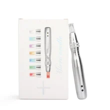 Deciniee 7 цветов светодиодный светильник Фотон микро-ручка с микро иглой лица морщинки следы акне удаление шрамов электрическая ручка Dr