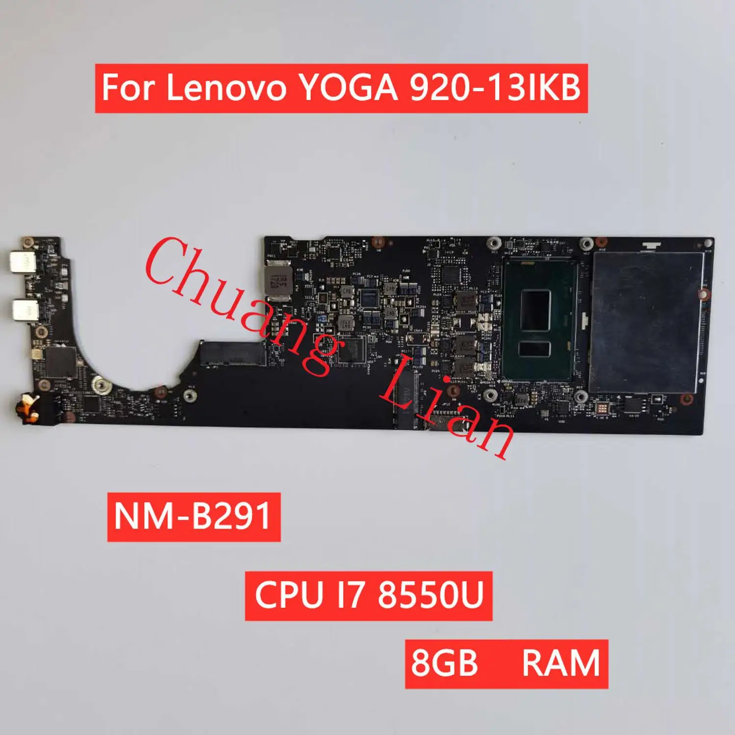 NM-B291 материнская плата для ноутбука Lenovo YOGA 920-13IKB оригинальная с процессором I7 8550U