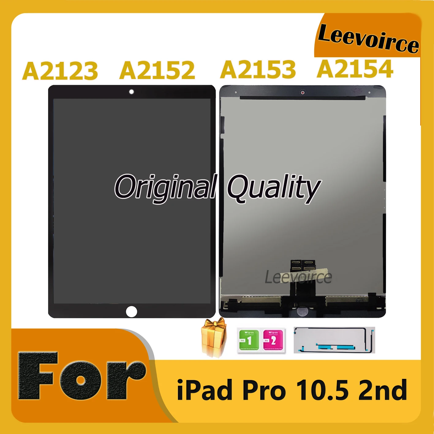 Vitre tactile + Ecran LCD compatible avec Ipad Air 3 (2019) A2152 A2123  A2153 taille 10.5 Or + Kit outils + Colle B7000 Offerte - Cdiscount  Informatique