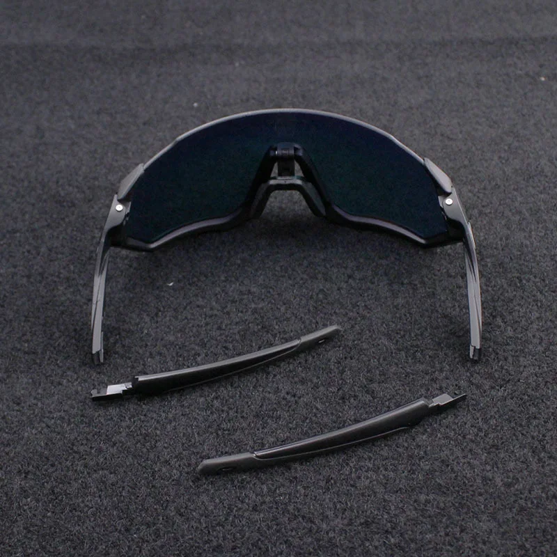 Ftiier, 3 линзы, поляризованные велосипедные солнцезащитные очки для мужчин, TR90, полуоправа, очки для велоспорта, солнцезащитные очки для верховой езды, рыбалки, разноцветные