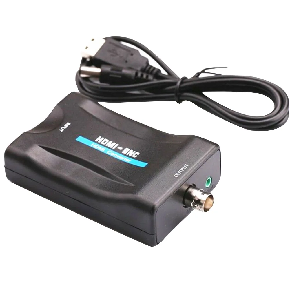 Сигналы Мини Мультимедиа NTSC Аксессуары HDMI к BNC аудио адаптер PAL USB порт коммутатор коробка видео конвертер цифровой портативный