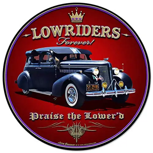 Металлический жестяной знак Kexle Lowriders Forever Настенный декор для гостиной винтажное