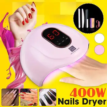 

UV LED Lamp For Nails Dryer Manicure Gel Nail Lamp Drying Lamp For Gel Varnish UV LED 4-Gear Timing With LCD Display Infrared Se