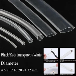 1 Meter Polyolefin Insulation Heat Shrink Tubing Tube Sleeve Wrap Wire Assortment Shrinkable Tube Wrap Wire Cable Sleeves
