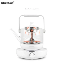 Kbxstart, электрический чайник, высокотемпературный, профессиональный чайник, стеклянный, для сохранения тепла, для здоровья, горшок, 220 В