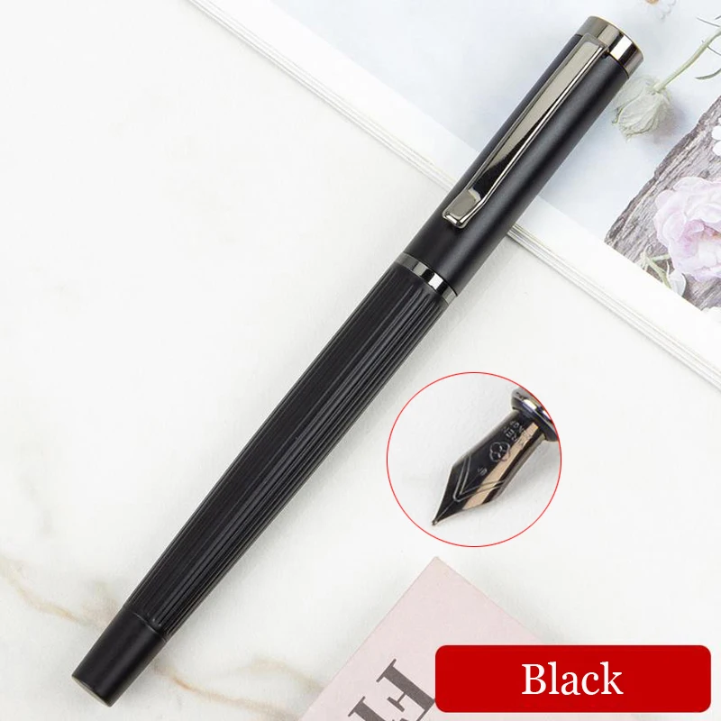 Office Writing Pen Pen Gifts Fashion Writing Supplie Metal Fountain Pen Ink Pens 