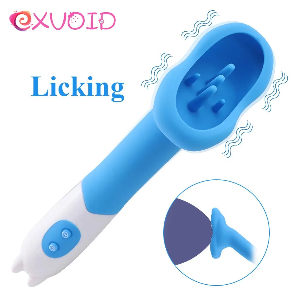EXVOID язык Вибратор лизание тела массажер для груди вибраторы женщин Стимулятор