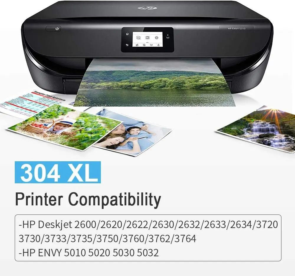 Befon Reemplazo de cartucho de tinta remanufacturado 304XL para HP 304  304XL, cartuchos de tinta compatibles con Envy 5010 Deskjet 2620 3720| Cartuchos de tinta| - AliExpress