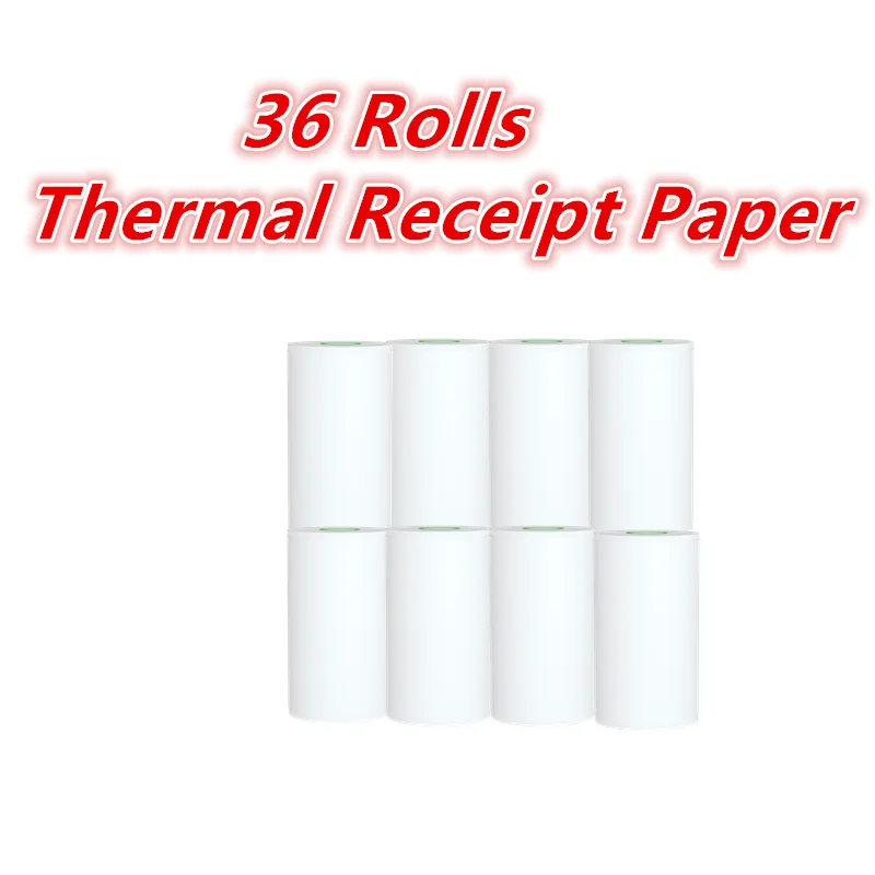 36 rolls paper only GOOJPRT 80 мм настольный USB Термальный чековый POS принтер с автоматическим резаком купюр термальный билетный принтер USB POS Imprimante принтер - Цвет: 36 rolls paper only