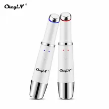 

CkeyiN Ionic Eye Facial Massager Vibration Wand Anti-wrinkle for Dark Circle Puffiness Eye Fatigue Anti-wrinkle USB Rechargeable