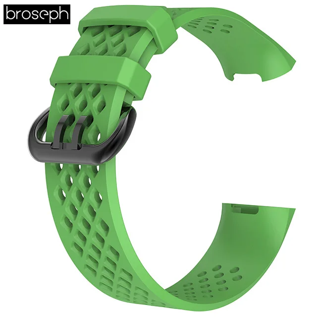 Green Силиконовый ремешок для Fitbit Charge 3 band ремешок для часов браслет для Fitbit Charge 3 сменный Браслет умные часы аксессуары - Цвет ремешка: Green
