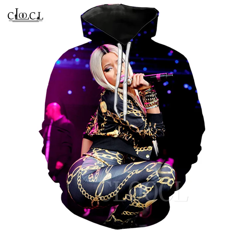 Хип-хоп Сексуальная толстовка с капюшоном Nicki Minaj, 3D принт, актер, певец, звезда, модные толстовки с капюшоном, Карманный Топ, повседневные толстовки, женская и мужская одежда - Цвет: Hoodies 2