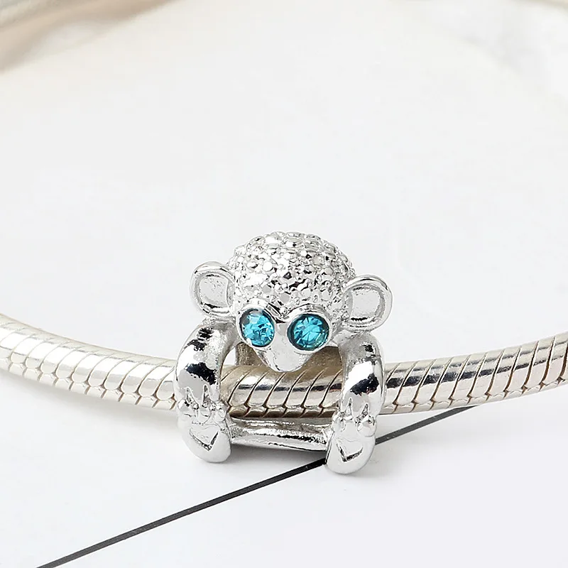 Шармы в виде обезьяны высокого качества подходят для оригинального браслета