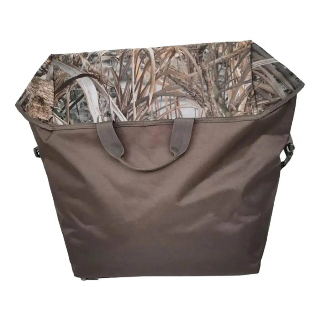 Waders Bag for Fishing and Hunting, Wader Storage Carrier Case Tote with Shoulder Strap and Ground Sheet, Camo