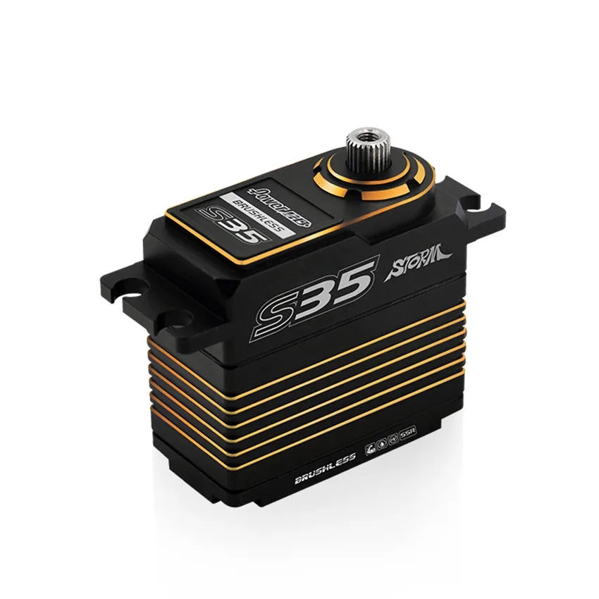 Power HD Storm S15/S25/S35 гоночный цельнометаллический бесщеточный цифровой сервопривод для радиоуправляемого автомобиля/неподвижного крыла/внедорожника/дрона