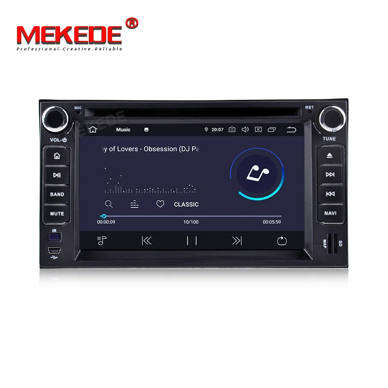 Clearance MEKEDE HD 2 din car dvd for KIA SORENTO MAGENTIS SPORTAGE MORNING CEED RIO CERATO 2005-2010 KIA universal Android 9.0 8 core 1