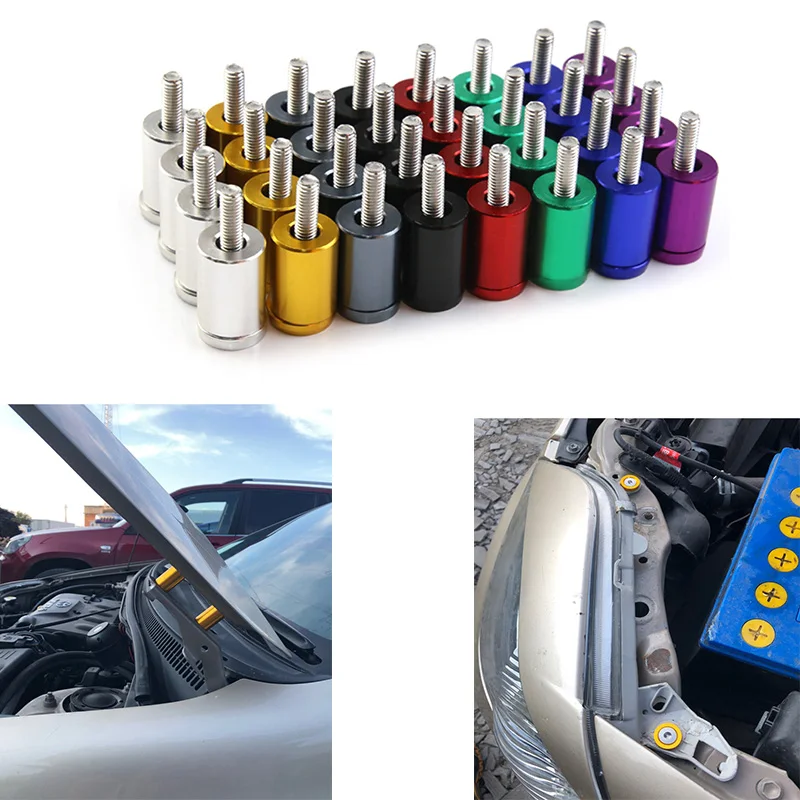 자동차 엔진 후드 벤트 스페이서 라이저 Easy intallation Hood Spacer 라이저 키트너트&볼트