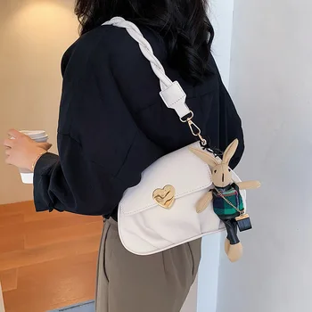 

Retro Small Bag Female 2020 New Style chao wang Red Pleated Armpit Package Non-mainstream Design Crossbody Bag Send Pendant