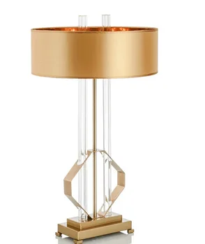 

European-Style Table Lamp Crystal Lamp Bedroom Warm Bedside Lamp Living Room Luxury Wedding Decoration Table Lamp Creative
