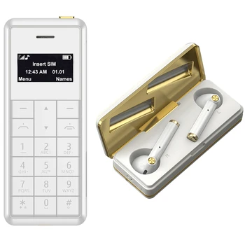 

BFAG earphones Bluetooth dialer wireless headphones TWS Dual sim mobile phone GSM Unlock mini phones