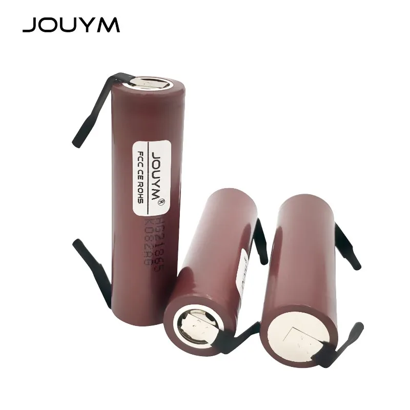 JOUYM DIY HG2 18650 аккумулятор 3000 мАч 18650HG2 3 6 В 30A Высокая мощность разряда литий ионная