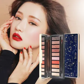 

Waterproof 10-color Smudge-proof Silky Eye Shadow Glitter Matte Eyeshadow Palette For Eye Makeup