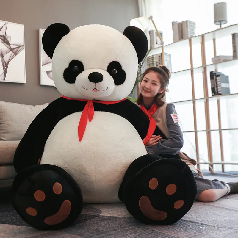 thumbnail image 1 of Nuevo oso de peluche de gran tamaño, juguete de peluche, Panda gigante encantador, muñecos suaves de peluche enormes, regalo de cumpleaños para novia, 1 of 5