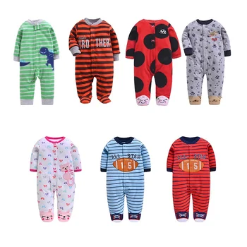 

Newborn baby boys 2020 spring baby Rompers girls romper Infant fleece Jumpsuit for kids new born baby clothes