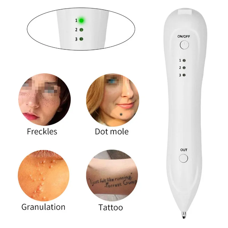 Skin Care Tools Laser Freckle Tattoo Skin Spots Mole Removal Pen pimple Verrugas Wart Tag Dark Spot Remover For Face Machine Pen