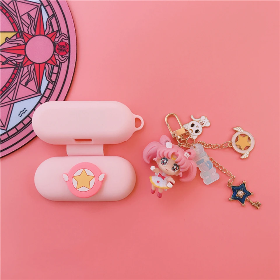 Милый DIY мягкий чехол для huawei FreeBuds для Honor Flypods Lite Молодежная версия силиконовый чехол для наушников Защитный Чехол Декор брелок