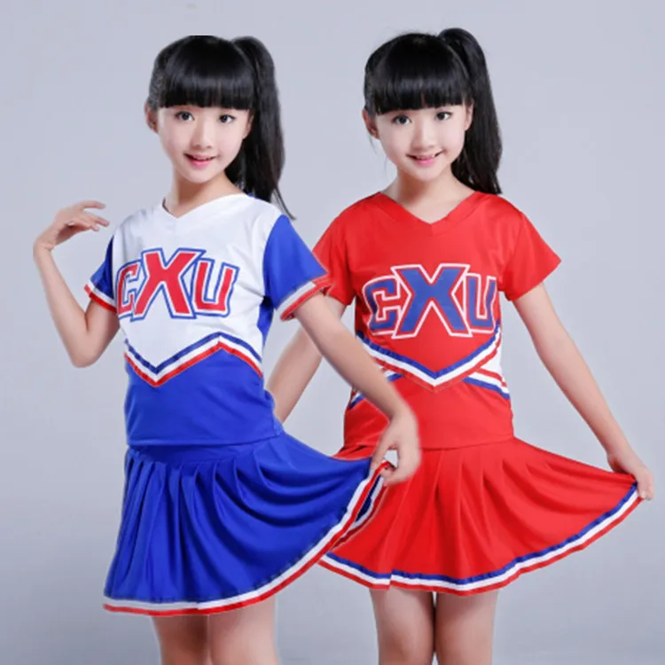 Костюм для танца Cheerleader 2 шт. с помпонами и бесплатными подарками современные
