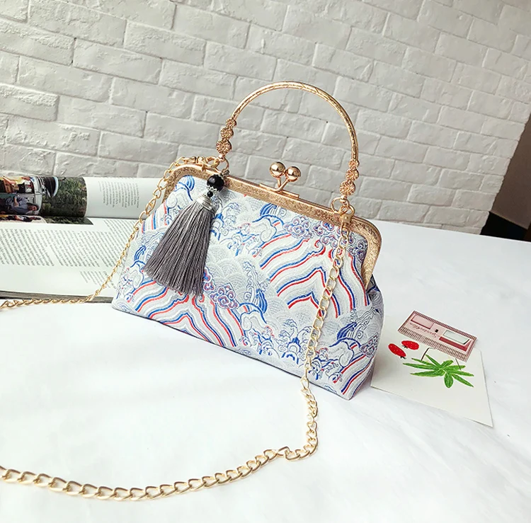 classic chic lady women's handbags purses chain shoulder crossbody bag women  (14)